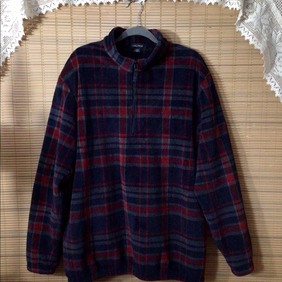 NAUTICA fleece pull over shirt zip neck - Picture 7 of 13